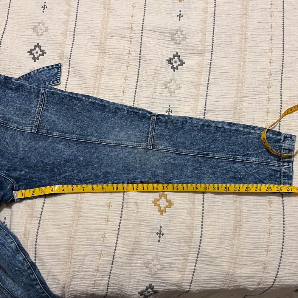 Jonathan Simkhai Standard Henley Tie-Waist Straight Jeans Size 31 NWOT - Picture 10 of 16